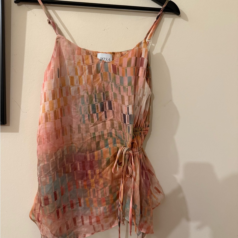 Misa Los Angeles Multicolor Camisole Top
